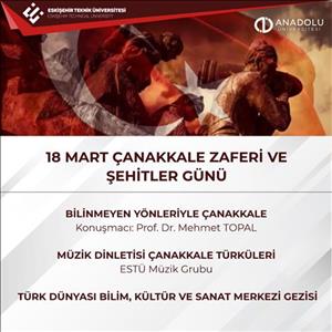 18 Mart Çanakkale Zaferi ve Şehitleri Anma Günü Programı 